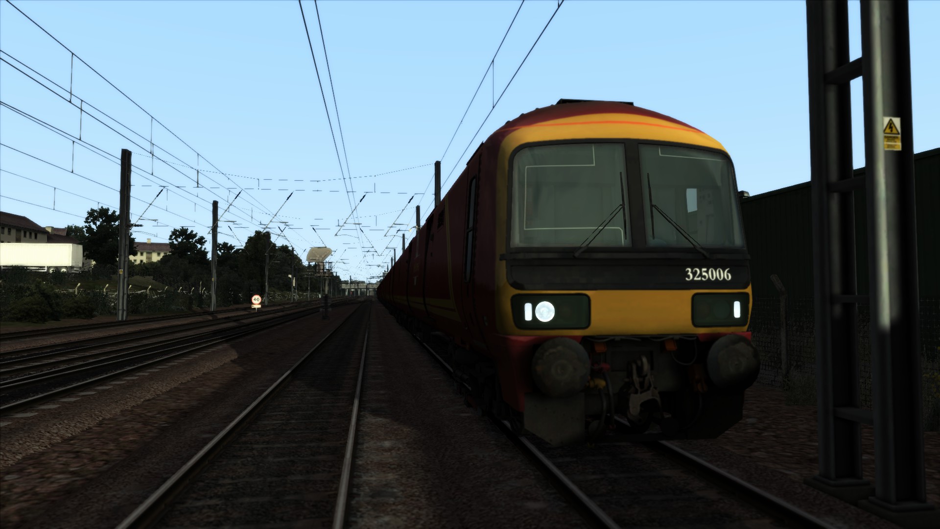 Royal Mail 325006 Express 12 Car OHE Electric Service Glasgow to Preston Part 1 of 4  (This leg is Glasgow to Carstairs)