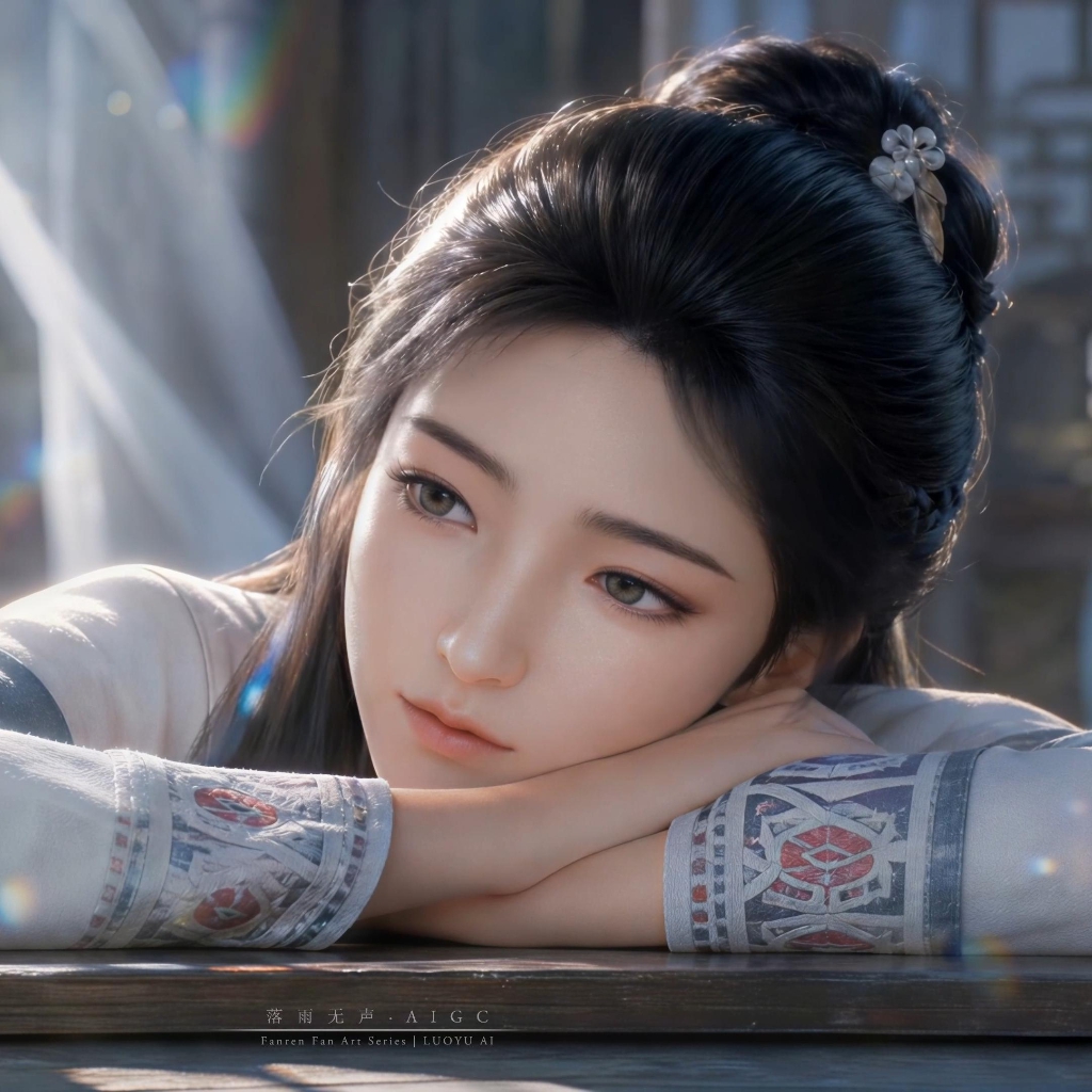 辛如音倚窗-凡人修仙传-落雨无声 preview