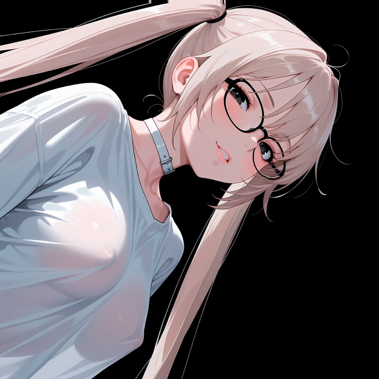 Girl | Dark Background | Dark / Colored Versions | 4K preview