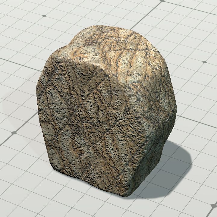 Boulder rocks C - slab vert 2