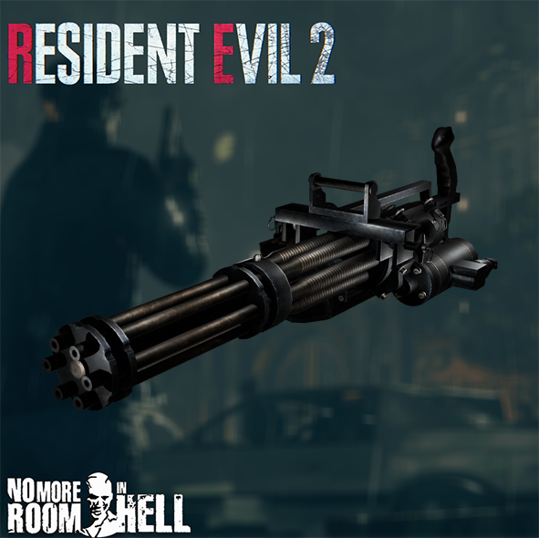 【RE2R】Minigun Replaces Boardwalk M240B