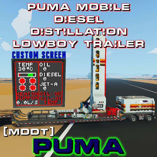 PUMA Mobile Diesel Distillation Lowboy Trailer [MDDT] HGS Standard