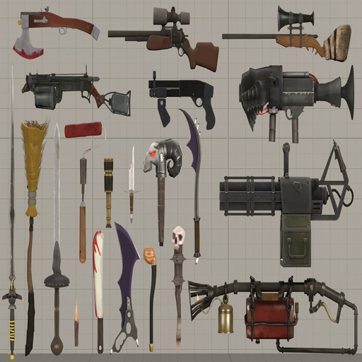 Team Fortress 2 Enhanced Weapons Pack #18 (Props)