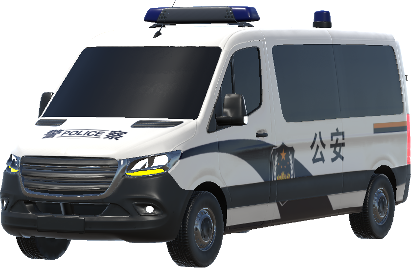 Chinese police car livery (Atlas)