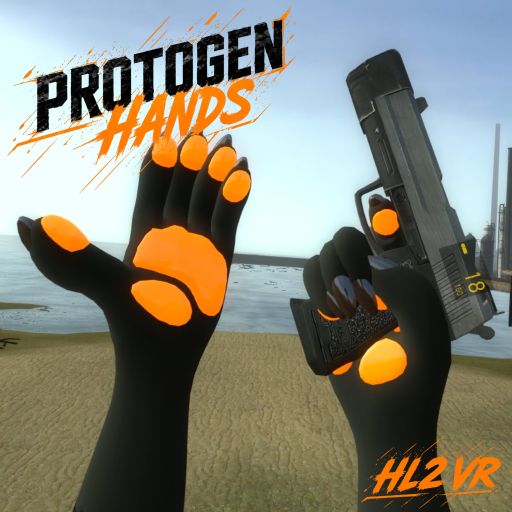 Protogen hands (orange)