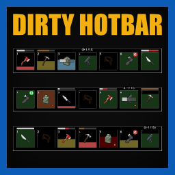 Dirty Hotbar – Project Zomboid Mod