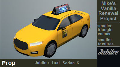 taxi jubilee sedan 6 prop