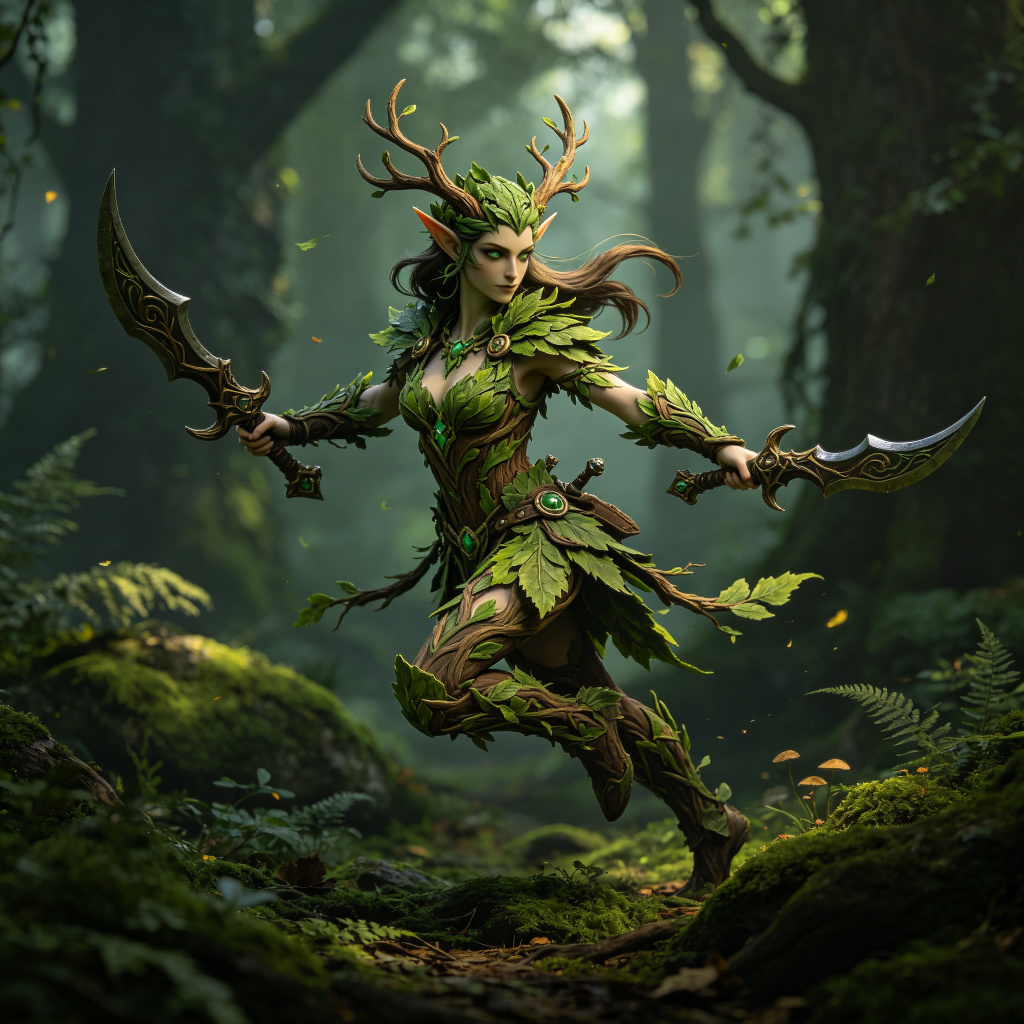 木精灵战舞者强化 / Wood Elf Wardancers Enhancement preview