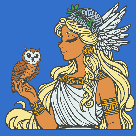 Goddess Athena & Owl