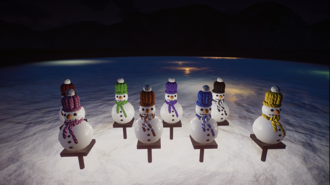 Christmas decoration,snowman lamps, Weihnachtsdekoration Schneemann Lampen