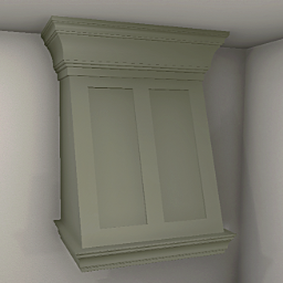 Rosemary Kitchen standalone cooker hood 75 cm - Sage green