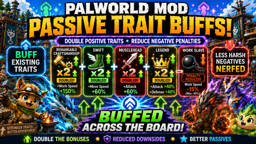 Pal Passive Trait Buffs V1.0