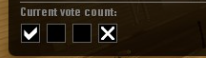 white vote icons
