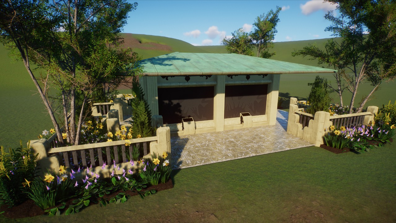 Cottage Glen exhibit Double