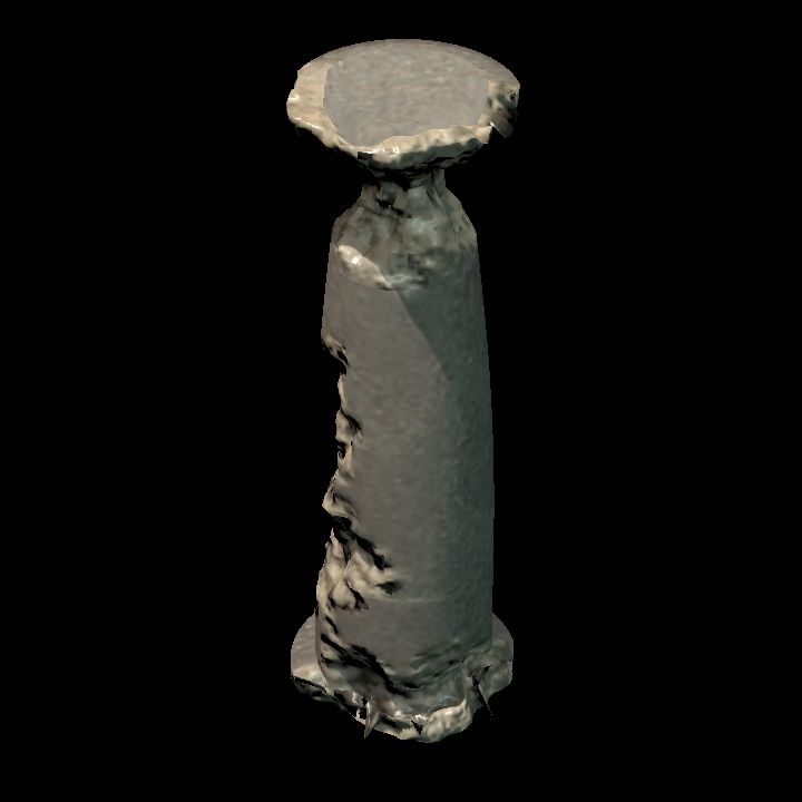 Columns damaged 4