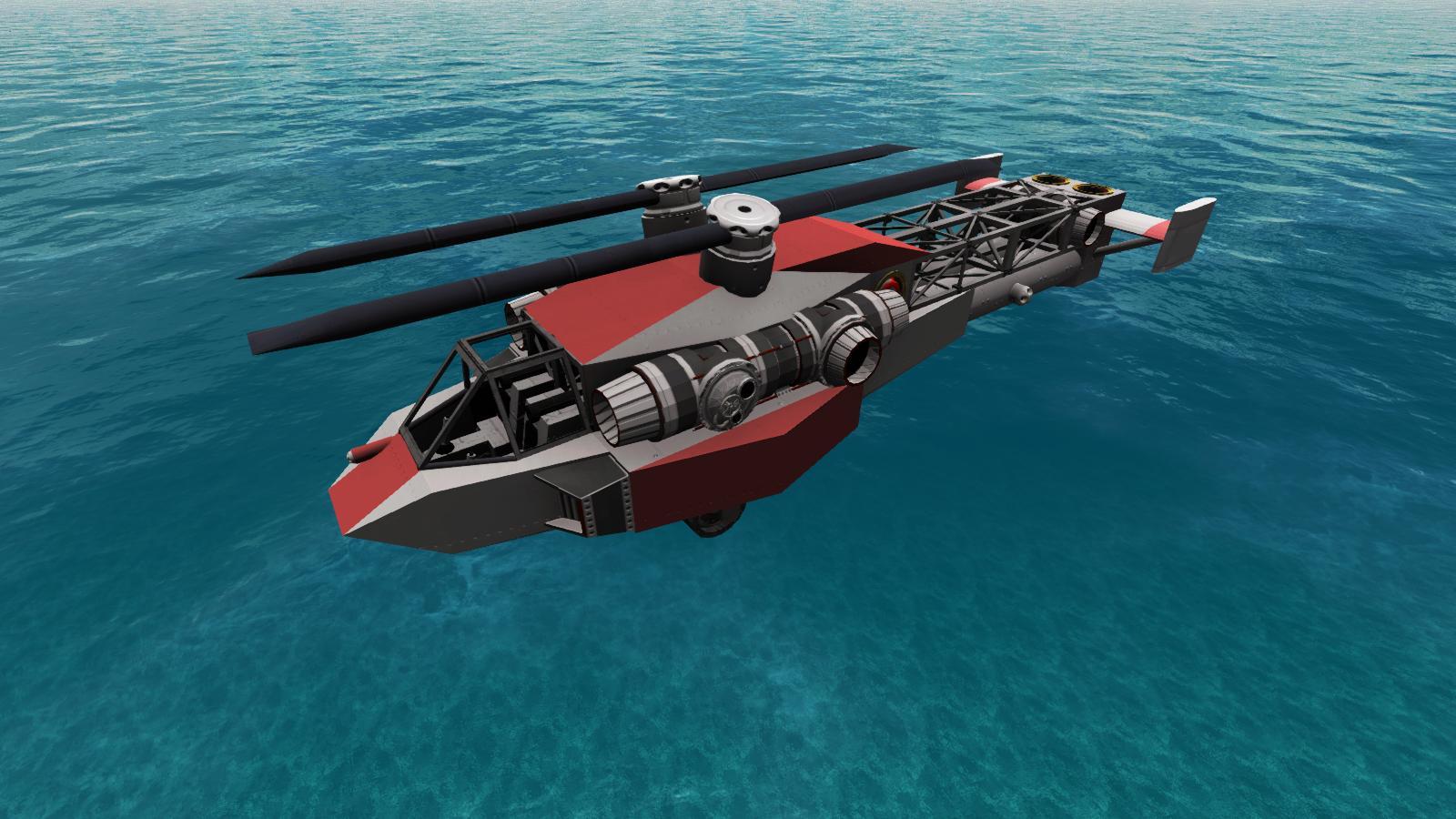 Abispa 7.5k Dual-Rotor Attack Helicopter