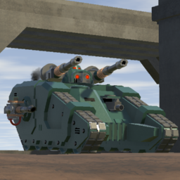 Warhammer 40k Sicaran Battle tank (Sons of Horus livery) preview