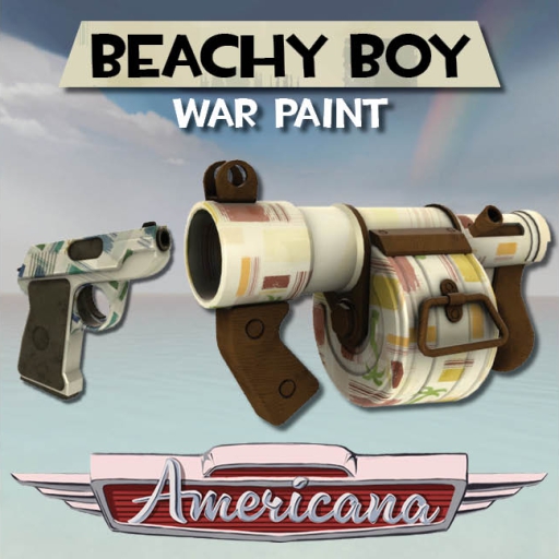 [Americana][War Paint] Beachy Boy – Team Fortress 2 Mod
