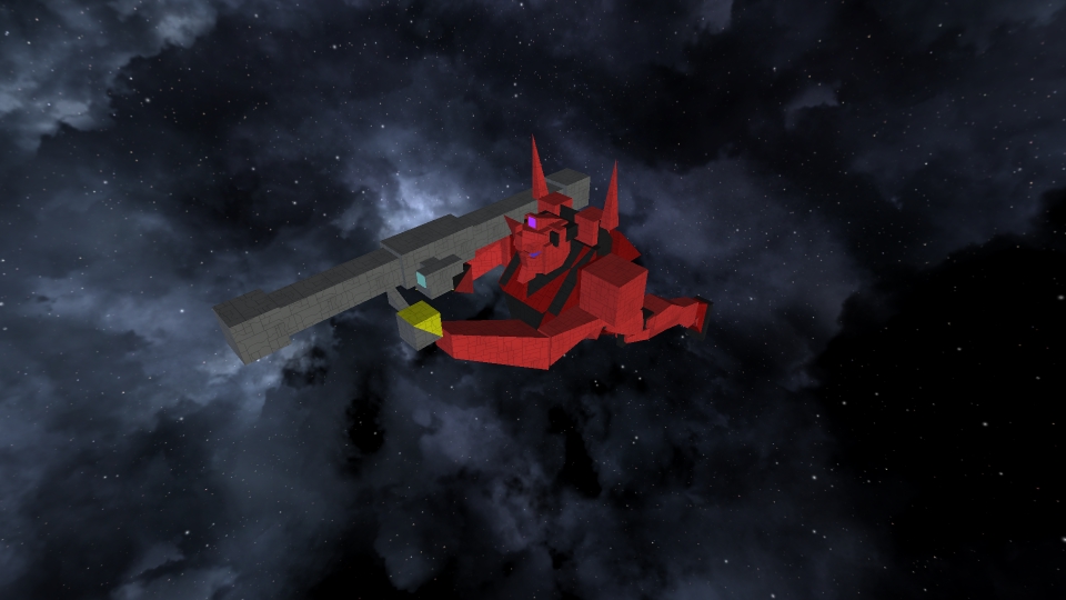 [Fighter Blueprint] gMS-a Red Gundam with Zaku Bazooka : Mobile Suit Gundam GQuuuuuuX