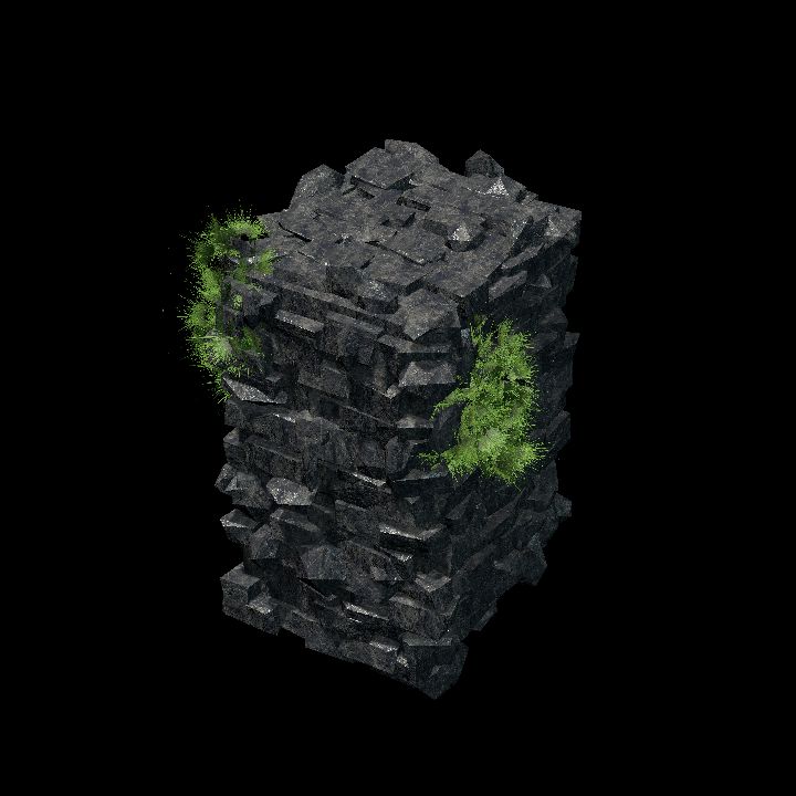 Jungle Ruins - column 3