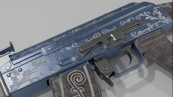 AK-47 Royal Bloom (blue) II