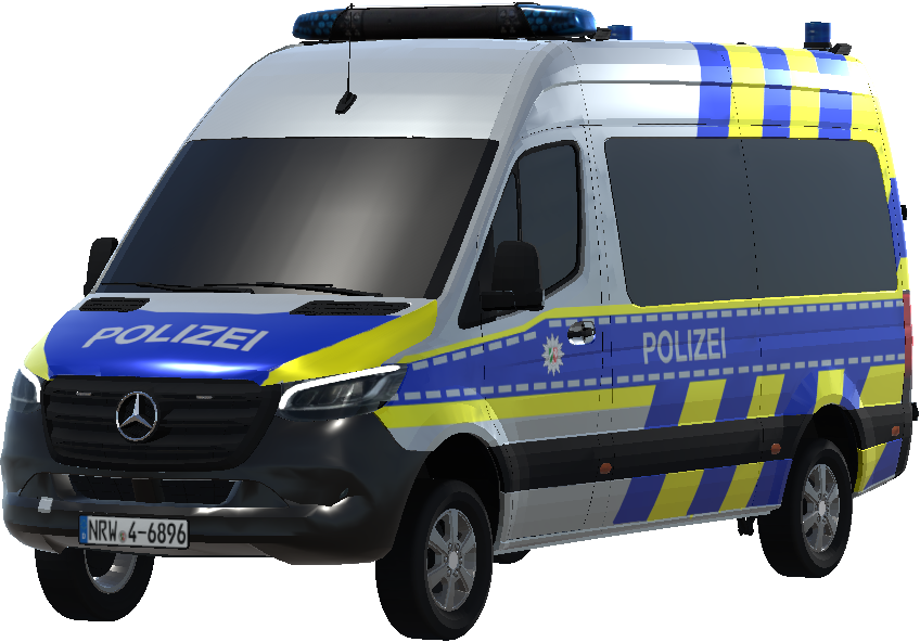 MB Sprinter NRW Polizei Full Marked Carrier
