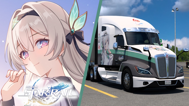 Kenworth T680 2022 Firefly (Spring Missive) - Honkai: Star Rail [Combo Skin]