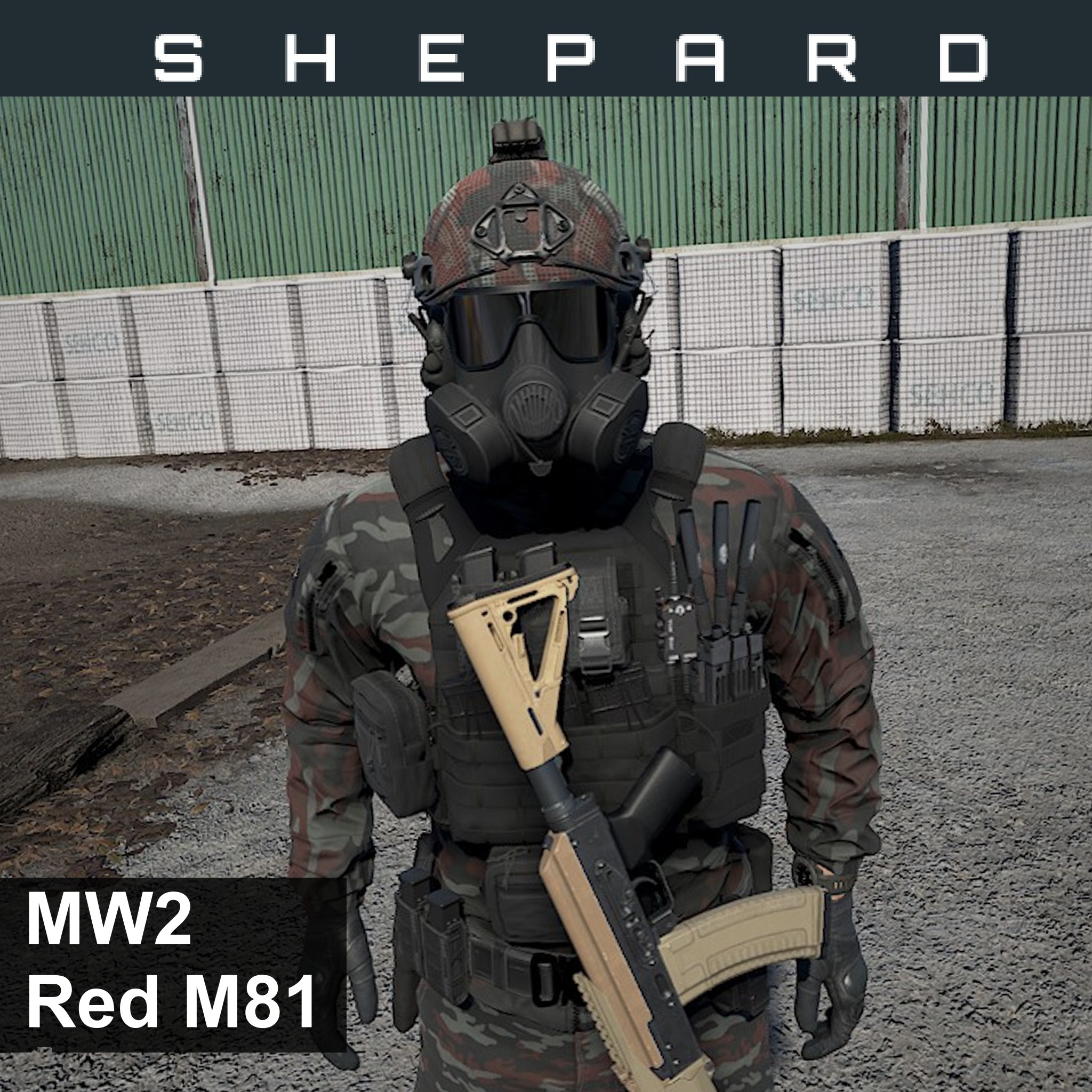 MW2 Red M81 Camo