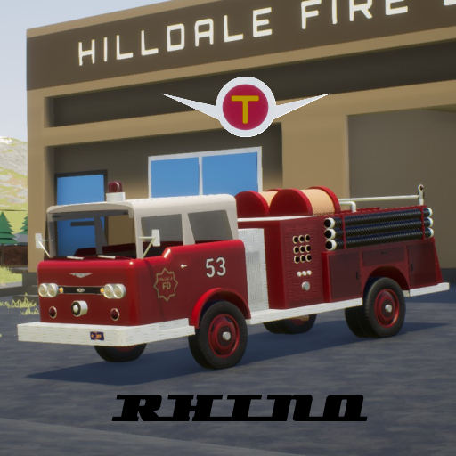 Troubadour rhino firetruck 1966 HDFD