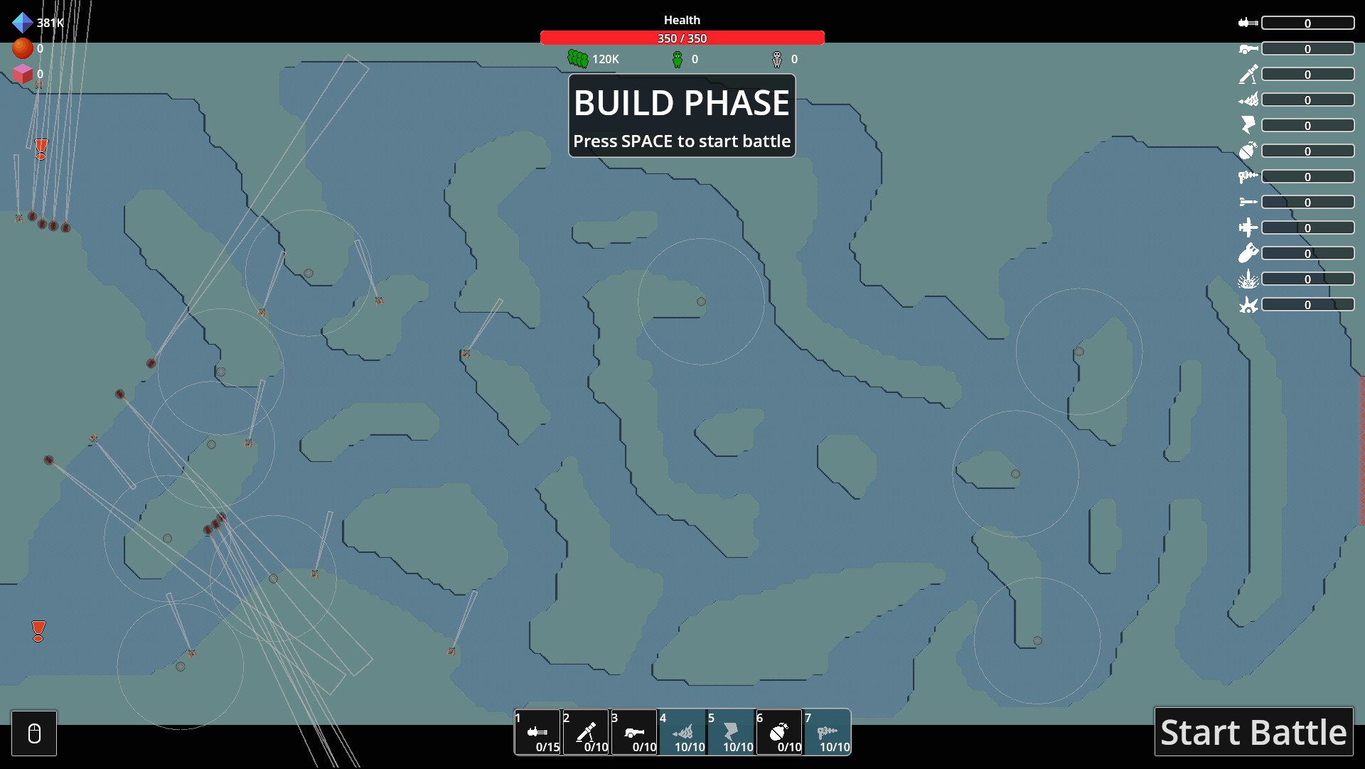 Level 5.1 Triple Threat layout using Flamethrower, Tesla Coil and Laser