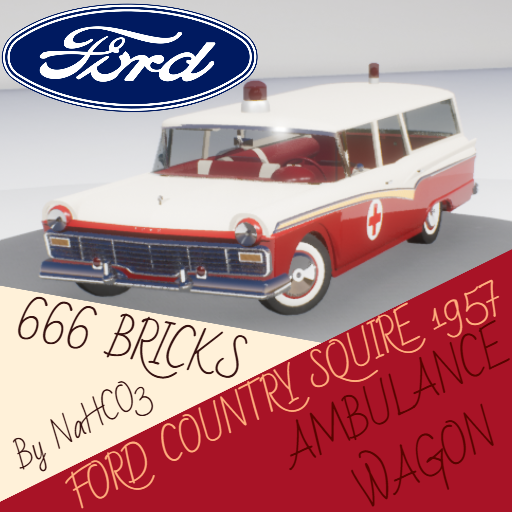Ford Country Squire 1957 Ambulance