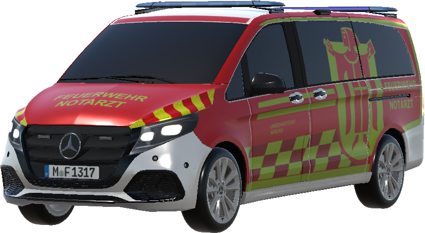 Feuerwehr München Skin – MB Vito 2024 NEF