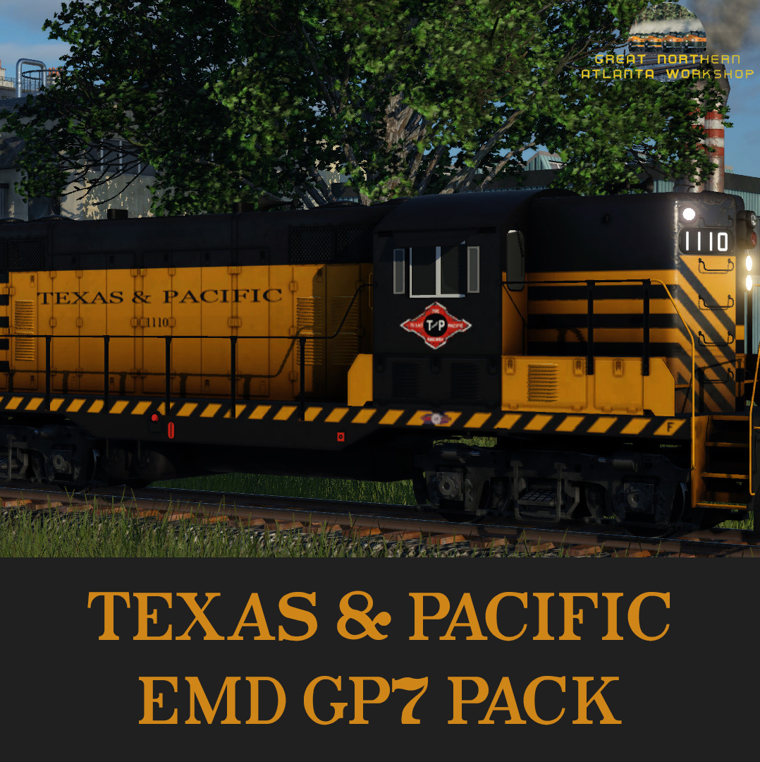 Texas and Pacific Railway EMD GP7 Pack