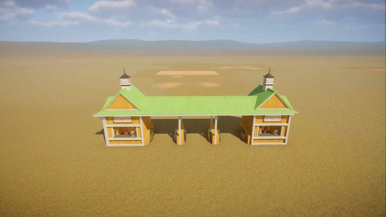 Basic Entrance w/ 3 Gates