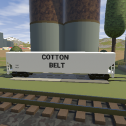 Cotton Belt 3 Bay Covered Hopper