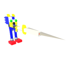 Sonic the Hedgehog With Sword