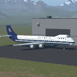 Softbody AIR LINER Boeing 747 Olympic Air