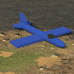 Blue Toy Glider (working!)