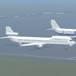 Softbody AIR LINER Airbus 747-300ER Trijet