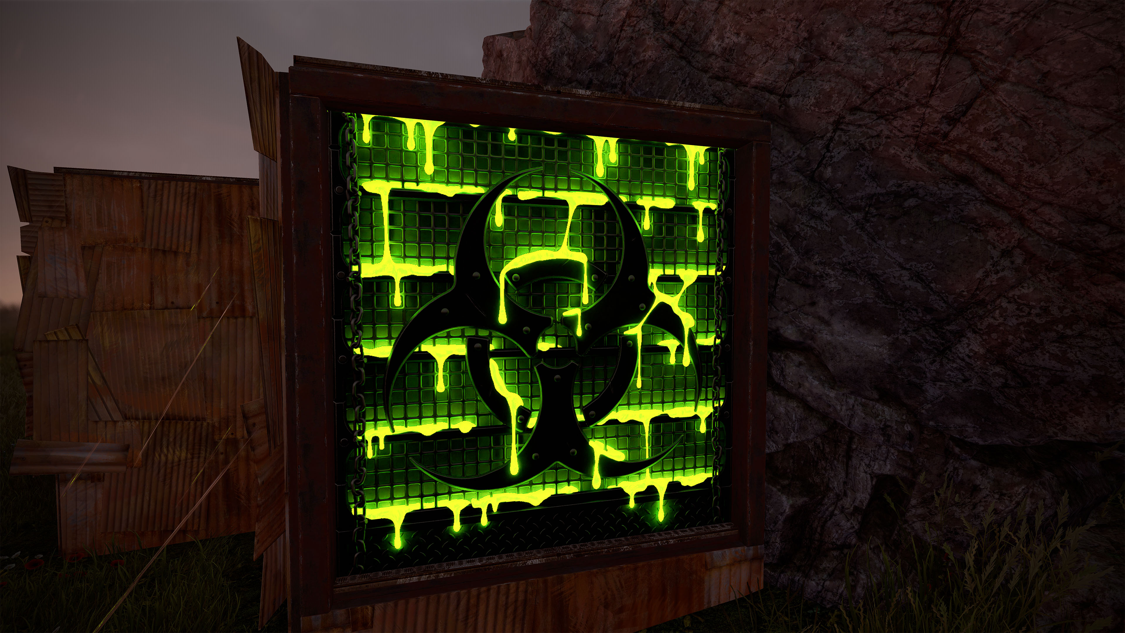 Biohazard Bunker Garage Door