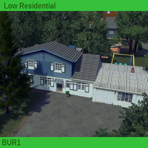 BUR1 Low Residential