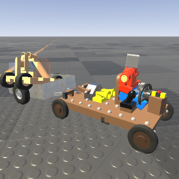 Wooden Realistic Noob Car