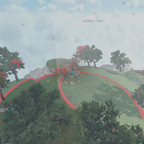 the island
