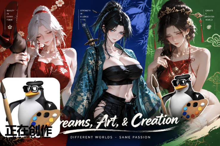<size=26><color=#FF69B4>【拟态】</color><color=#AA0FD0>三立绘</color> preview