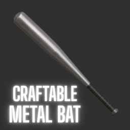 [B42] Craftable Metal Bat – Project Zomboid Mod