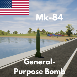 Mk-84 2000lb dumb bomb