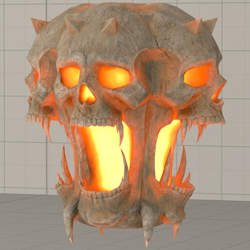 DOOM The Dark Ages Demonic Floating Turret (Prop)