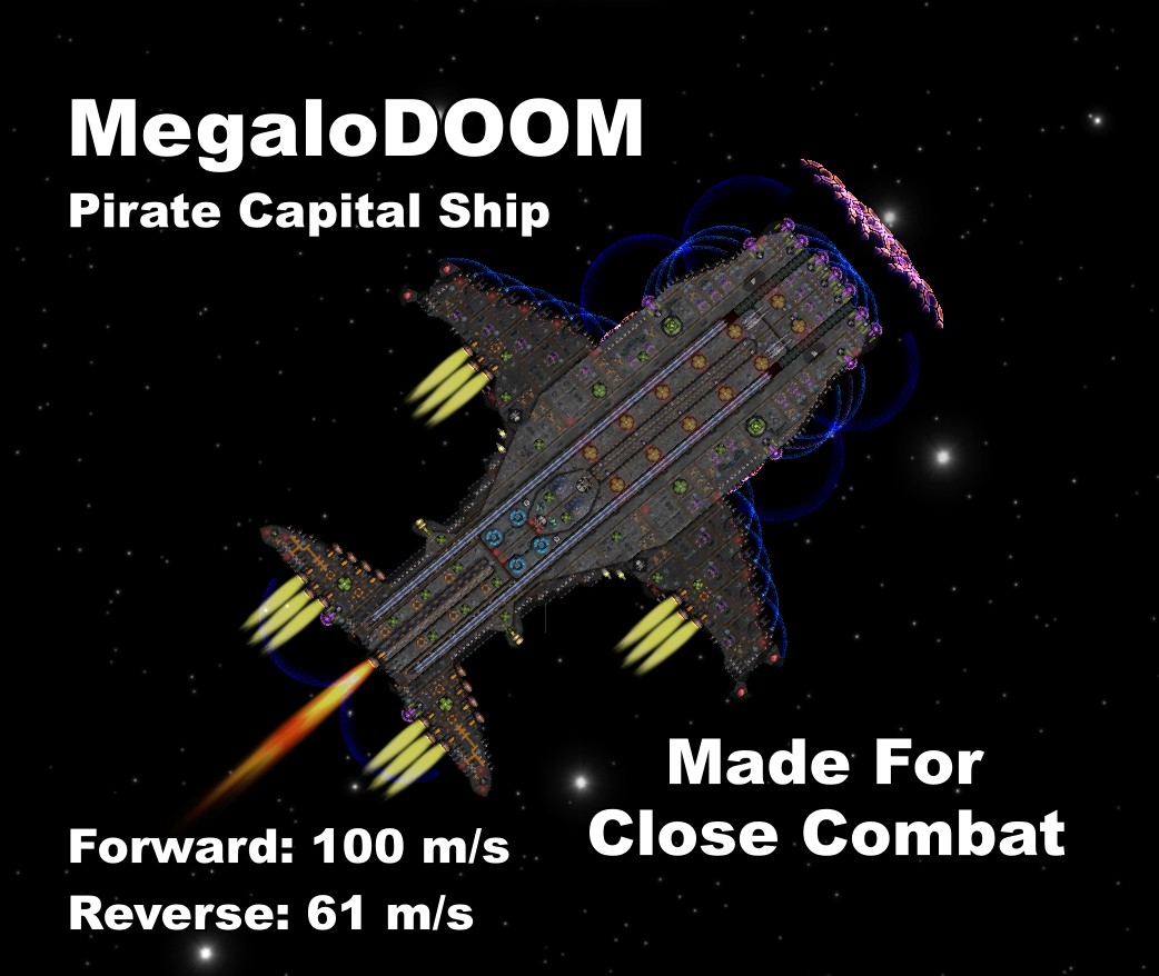 Megalodoom - Pirate CapitalShip
