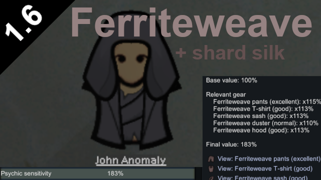 Ferriteweave and shard silk
