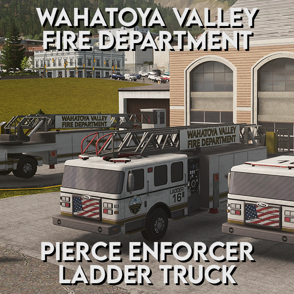 Wahatoya Valley Fire Department - Pierce Enforcer Ladder